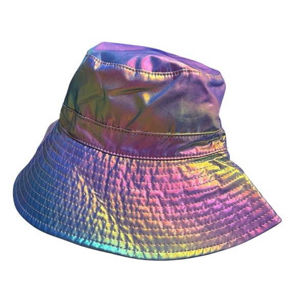 Ganni Quilted Recycled  Tech Bucket Hat - Picture 4 of 7
